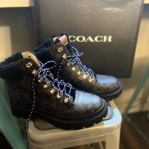 Coach janel signature boot us 10b Charcoal - Picture 5 of 5